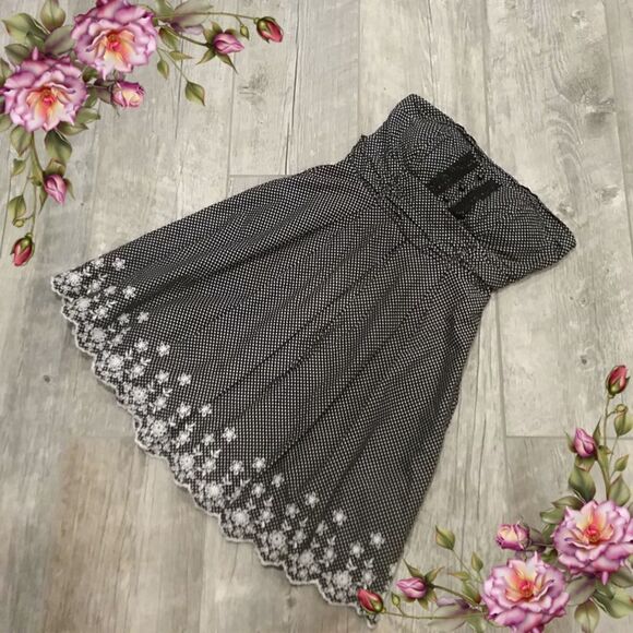 Clearance !!! Dot print strapless dress - Picture 4 of 8